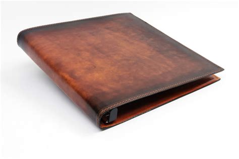 Leather 3 Ring Binder Notebook - Letter and Ledger Sizes Available