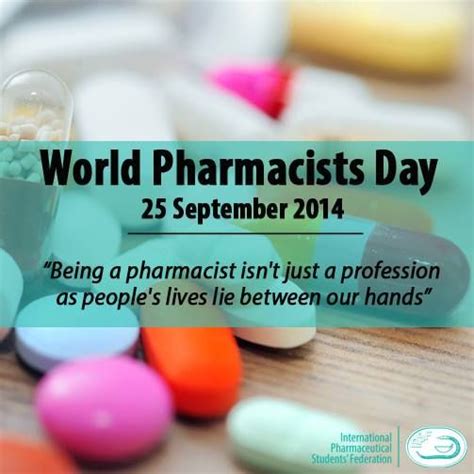 HAPPY WORLD PHARMACIST DAY | World pharmacist day, Pharmacist, Pharmacist quote