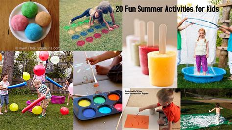 20 Fun Summer Activities for Kids - I Dig Pinterest