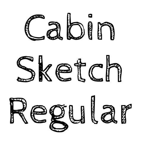 Cabin Sketch Regular font - Free fonts on Creazilla | Creazilla