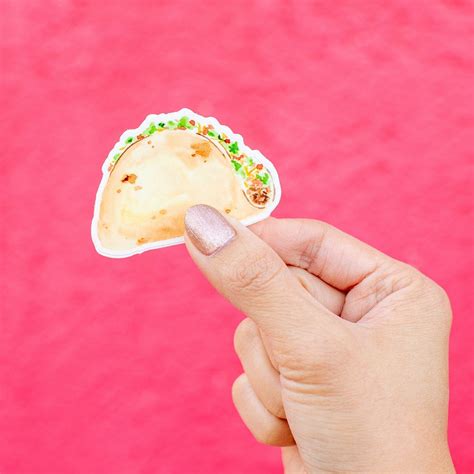 Taco Sticker by kathyphantastic