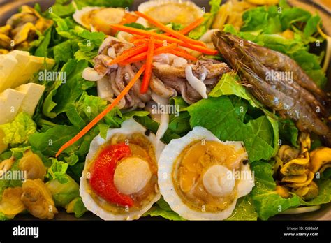 Jeju Island Seafood Stock Photo - Alamy