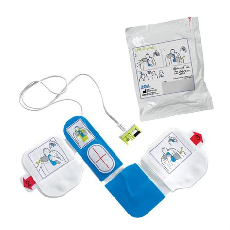 ZOLL AED Plus Defibrillator Pads - Adult - (Single) - Hillcroft Supplies