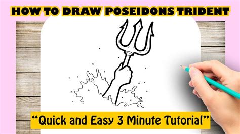 How To Draw Poseidons Trident