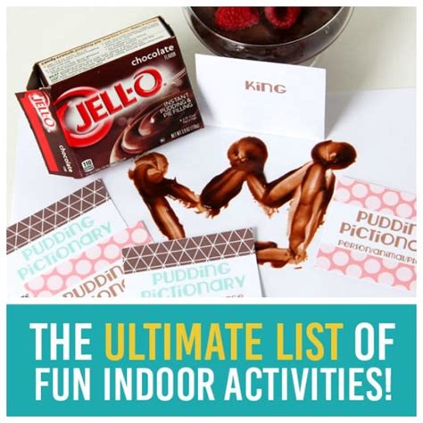 Indoor Activities for the Whole Family - from The Dating Divas