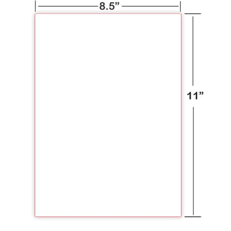 Braille Paper 8.5x11" - Plain Cut Sheet