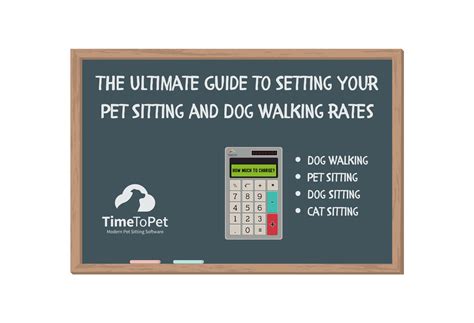 The Ultimate Guide to Setting Your Pet Sitting and Dog Walking Rates ...