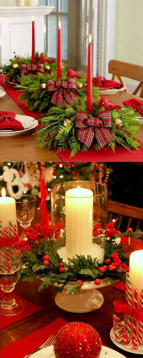 27 Gorgeous Christmas Table Decorations & Settings | Decorações ...