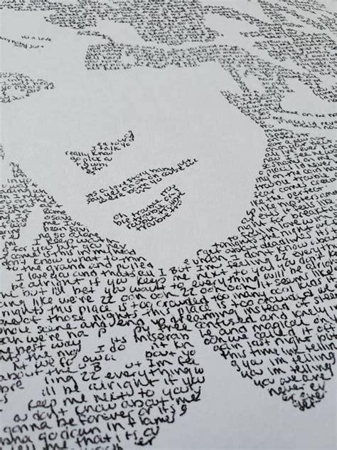 Taylor Swift Lyrics Drawings