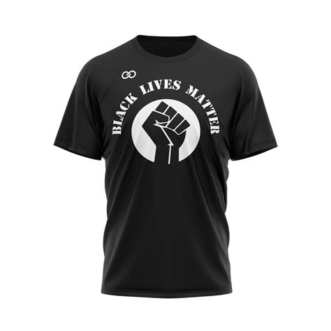 Black Lives Matter with Fist - Black Tee | Black Lives Matter Shirts | Wooter Apparel