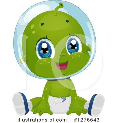 Alien Baby Clipart #1207955 - Illustration by Cory Thoman