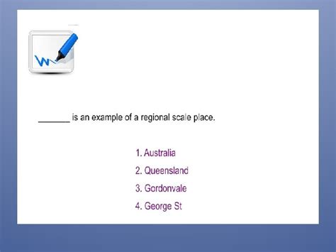 Geography Unit 1 Lesson 6 Definitions scale an