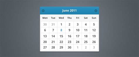 Minimalist Calendar | Design Shack