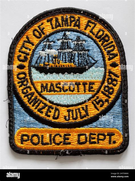 City of Tampa Police Badge Patch Stock Photo - Alamy