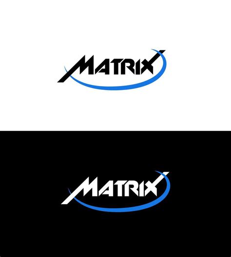 Matrix brand logo. matrix typography vector logo. 20291177 Vector Art at Vecteezy