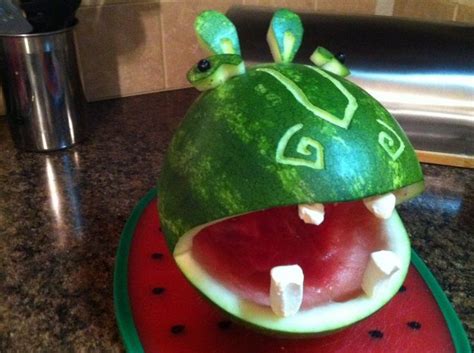 HOW TO CARVE: A WATERMELON HIPPO! « What About Watermelon? | Watermelon ...