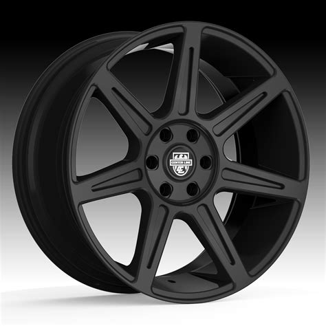 Center Line ST4 841B Rev 7 Black Custom Wheels Rims - ST4 / Rev 7 841B ...