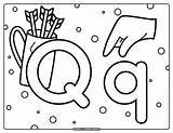 Letter Q Coloring Pages  Superstar Worksheets sketch template