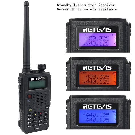 Retevis Rt5 7w Walkie Talkie For Shopping Mall Logistics Uhf/vhf Handheld Two Way Radio136-174/ ...