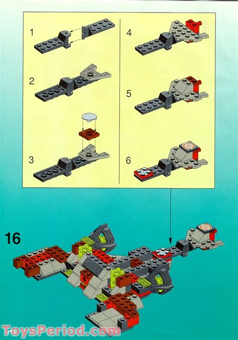 LEGO 6160 Sea Scorpion Instructions and Parts List