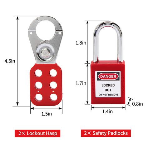 Lockout Tagout Kit - Safety Lockout Padlocks Loto Hasps Lockout Tagout ...