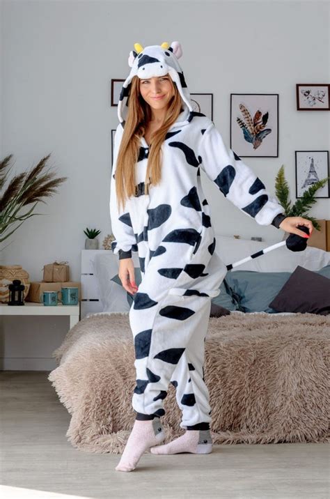 Cow Costume Adult Cow Onesie Cow Pajamas Cow Cosplay Adult - Etsy Finland