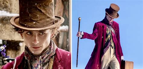 Timothée Chalamet photos from the Willy Wonka movie