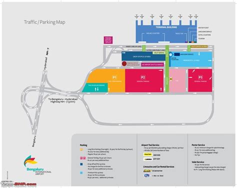 Banglore airport map - Airport Bangalore map (Karnataka - India)