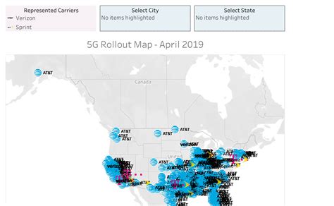 5G Rollout Tracker Map - See the latest status of where we are in the United States with the ...