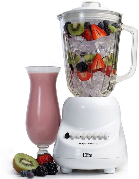 ELITE Elite Glass Jar Blender for great smoothies at a cheaper price # ...