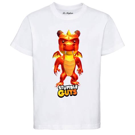 T-Shirt Spiel Stumble Guys Skin INFERNO DRAGON T-Shirt Junge und Mädchen 100% Baumwolle - Etsy.de