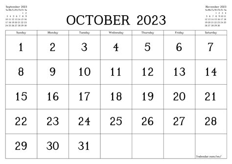 Calendar 2023 October – Get Calendar 2023 Update