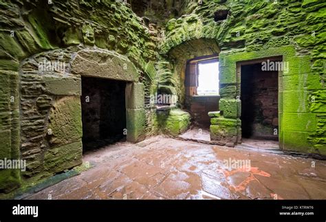 Interior sight in Dunnottar Castle, near Stonehaven, Scotland Stock Photo - Alamy