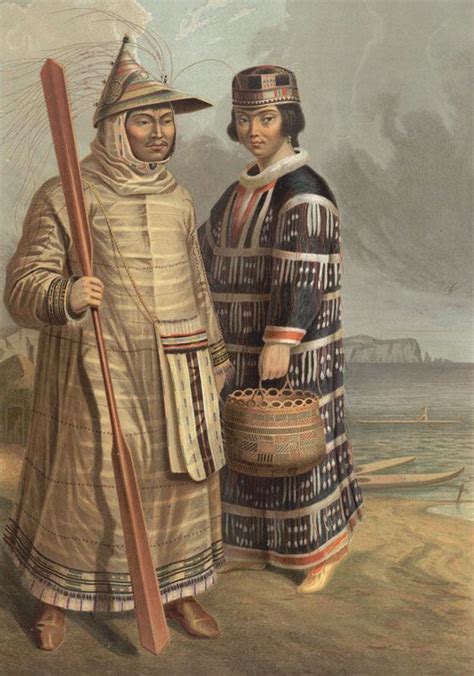 Aleut Clothing | Aleut Clothing Attire. aleutian islands | Historical illustration, Native ...