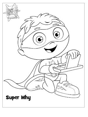 Super Why coloring ~ Child Coloring