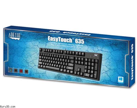 Adesso Adds EasyTouch 635 Gaming Keyboard