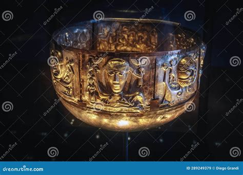 Gundestrup Cauldron at National Museum of Denmark - Copenhagen, Denmark Editorial Stock Image ...