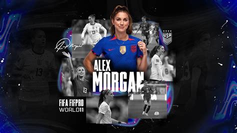 USWNT Forward Alex Morgan Named to FIFA FIFPRO World11 | U.S. Soccer Official Website : r/NWSL