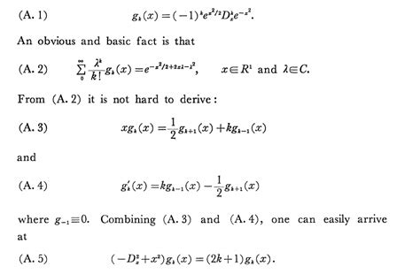 sequences and series - Recurrence relation of Hermite polynomials according to Holley and ...