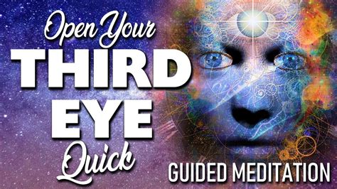 Open Your THIRD EYE Quick! Guided Meditation. Powerful Tapping & Visualization Techniques Used ...