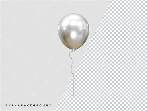 Premium PSD | Balloon 3d rendering vector element