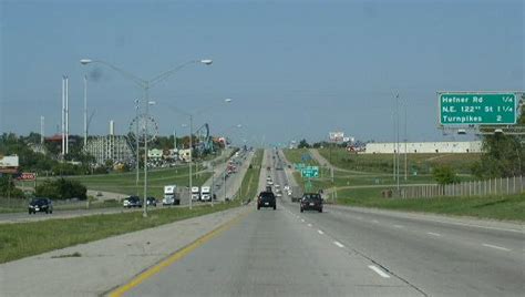 NB I-35/EB I-44 near Hefner Road.