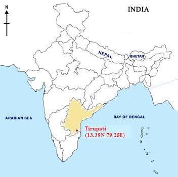 Tirupati Political Map