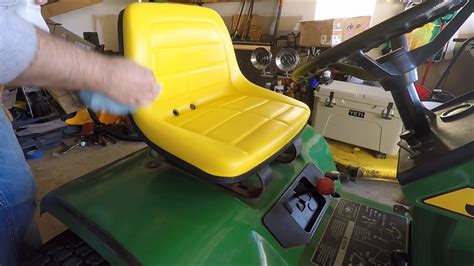 John Deere Seat Replacement - YouTube