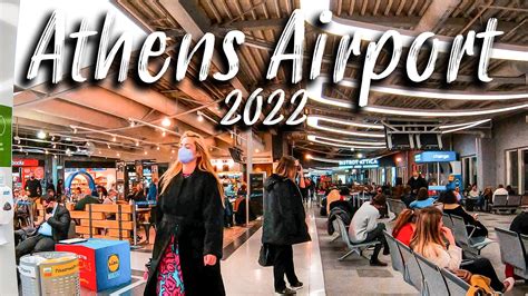 Athens Airport || Greece 2022, Walking Tour 4K UHD, Athens ...