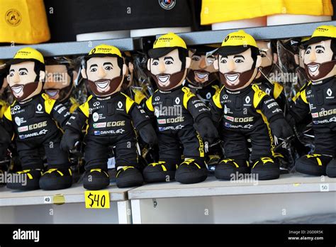 Renault F1 Team merchandise stand - Daniel Ricciardo (AUS) Renault F1 ...