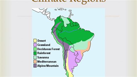 South America Geography and Climate - YouTube