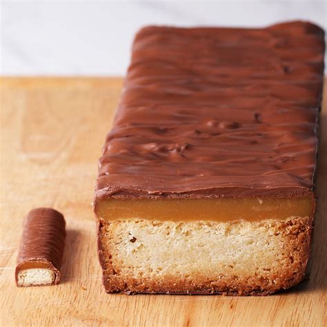 Giant Caramel Candy Bar Cake Recipe by Tasty