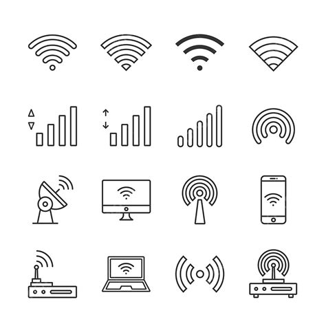 Internet Wifi Connect Vector Art PNG, Signal And Wifi Internet ...