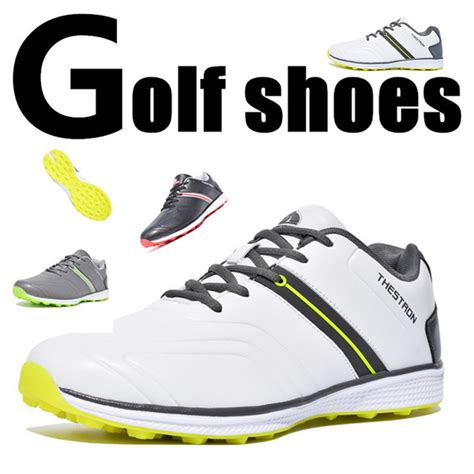 New High Quality Leather Golf Shoes Lightweight Men's Shoes Golf ...